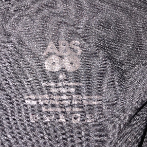 ABS medium grey black highwaisted fitness leggings - Picture 6 of 8